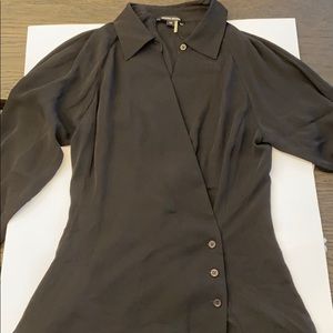 Monika Chiang black blouse